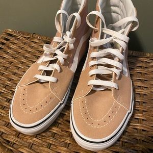 PINK ROSE COLORED VANS